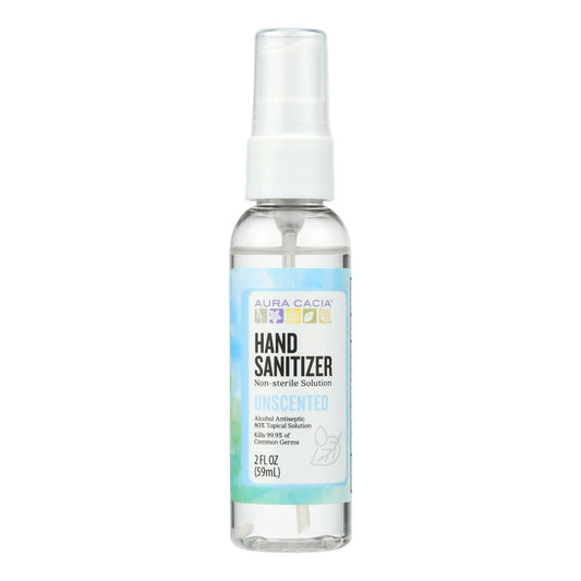 Aura Cacia - Hand Sanitizer Unscented 2 Fl. Oz Pack of 6