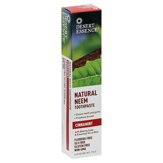 Desert Essence Toothpaste Cinnamint 6.25 oz (Pack of 3)