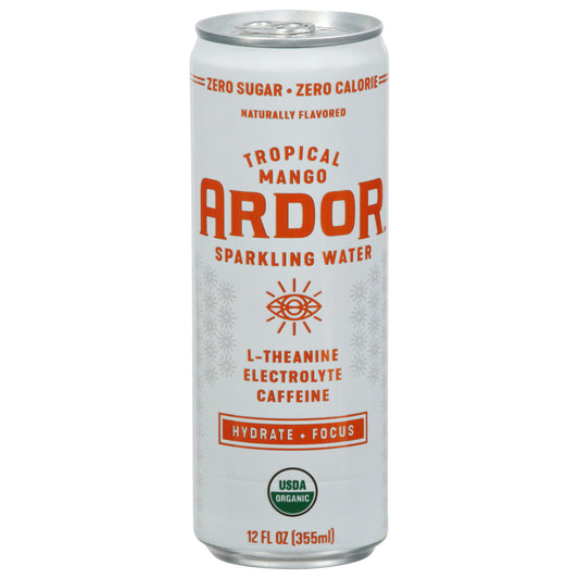 Ardor Organic Enhanced Sparkling Water 12 Fo (Pack Of 12)