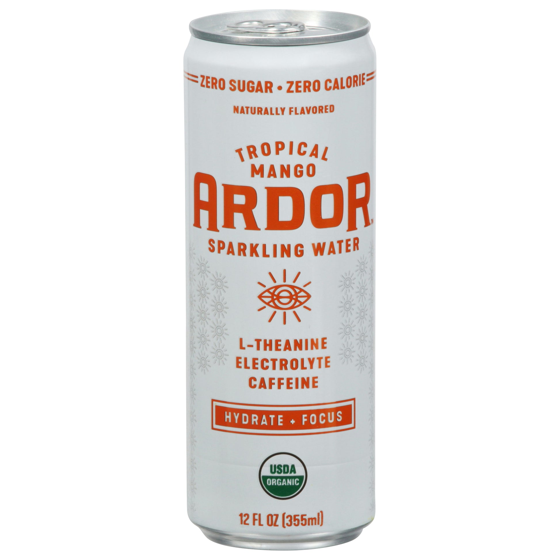 Ardor Organic Enhanced Sparkling Water 12 Fo (Pack Of 12)