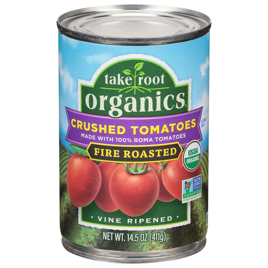 Take Root Organics Tomato Fire Roasted Crushed Organic 14.5 oz (Pack of 12)