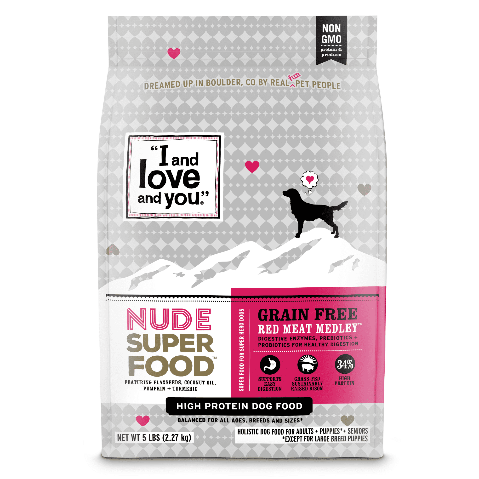 I&Love&You Dog Food Nude Red Meat Medley