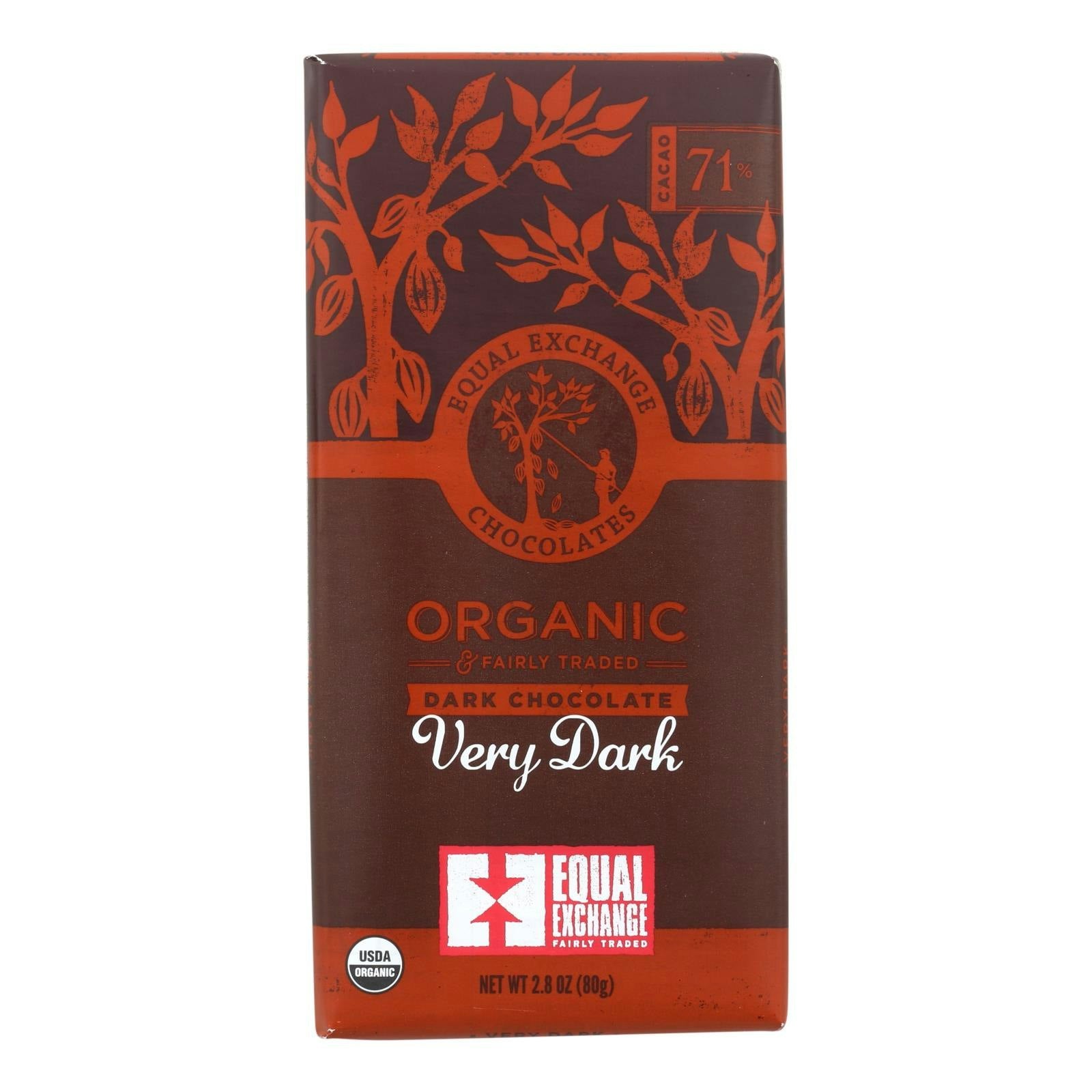 Equal Exchange Choc Bar Very Drk Organic