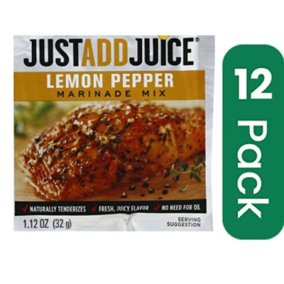 Weber Marinade Lemon Pepper Just Add Juice 1.12 oz (Pack of 12)