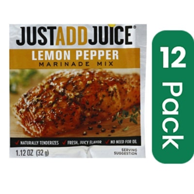 Weber Marinade Lemon Pepper Just Add Juice 1.12 oz (Pack of 12)