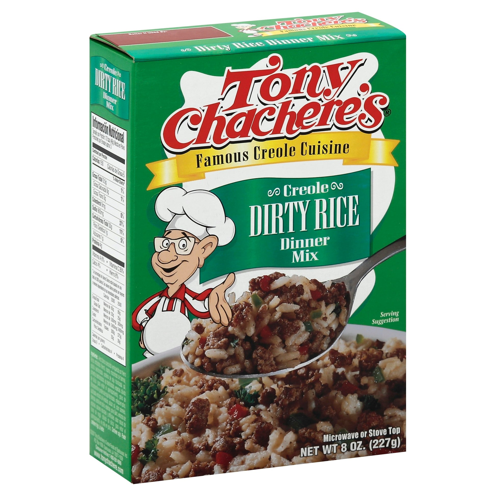 Tony Chacheres Rice Dinner Dirty Rice 8 oz (Pack of 12)