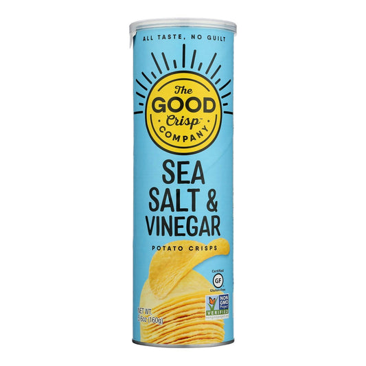 The Good Crisp Company - Potato Crisp, Sea Salt & Vinegar 5.6 oz (Pack of 8)