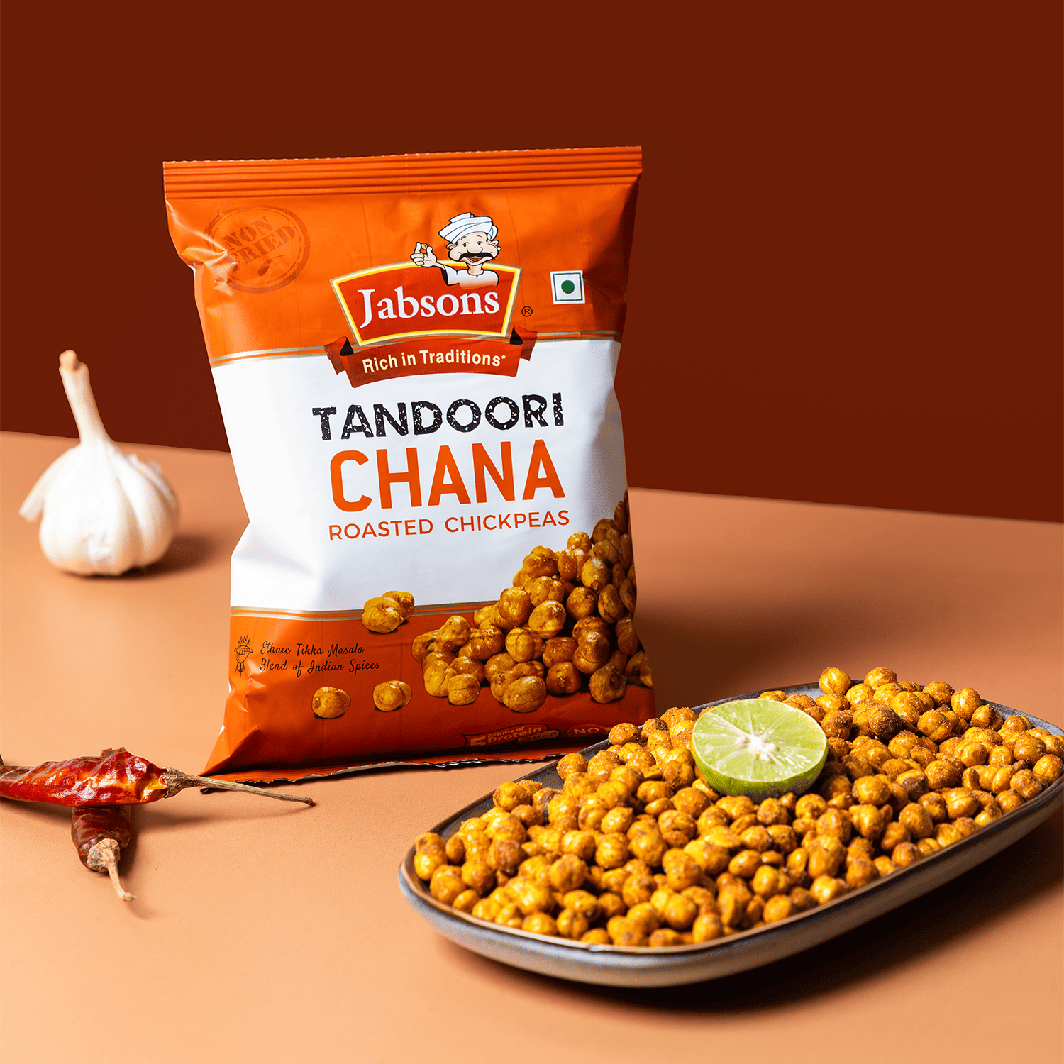 Jabsons Chana Tandoori Roasted