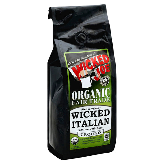 Wicked Joe Coffee Wicked Italian Ground 12 Oz Pack of 6