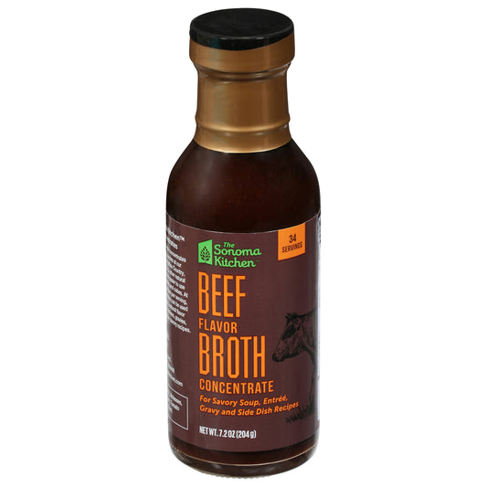 The Sonoma Kitchen Broth Concentrate Beef 7.2 oz (Pack of 6)
