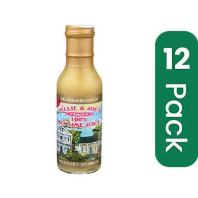 Nellie and Joes 100 Percent Key Lime Juice - 12 Fluid Ounce (Pack of 12)