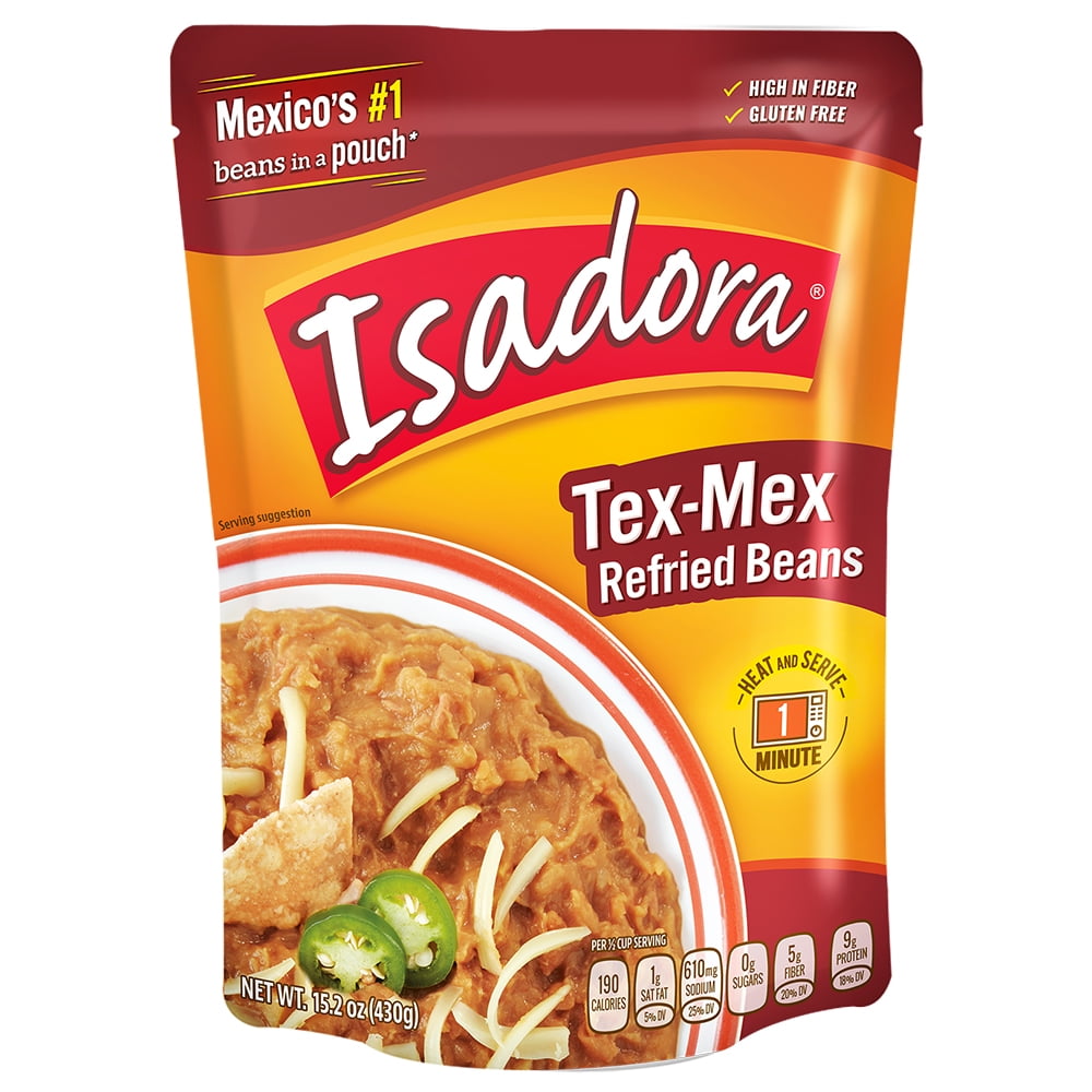 ISADORA (Pack Of 24) Isadora Bean Refried Traditional 15.2 Oz