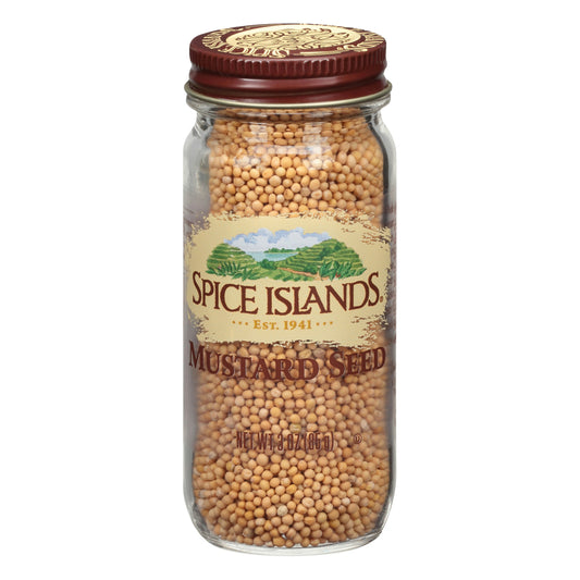 Spice Islands Mustard Whole 3 oz (Pack of 3)