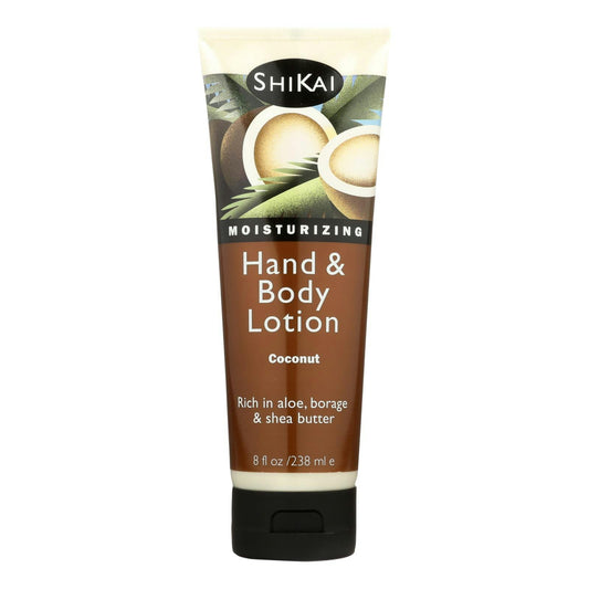 Shikai All Natural Hand And Body Lotion Coconut 8 Oz Pack of 3