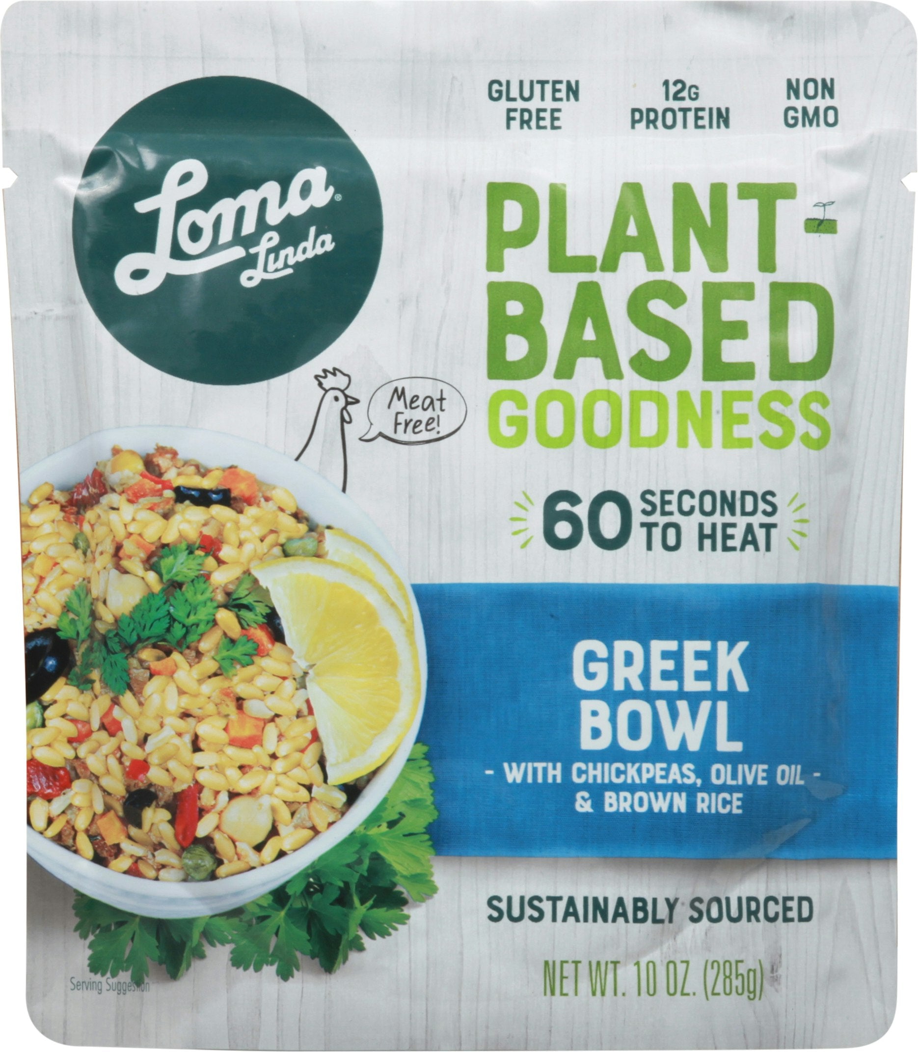 Loma Blue Entree Greek Bowl 10 Oz Pack of 6