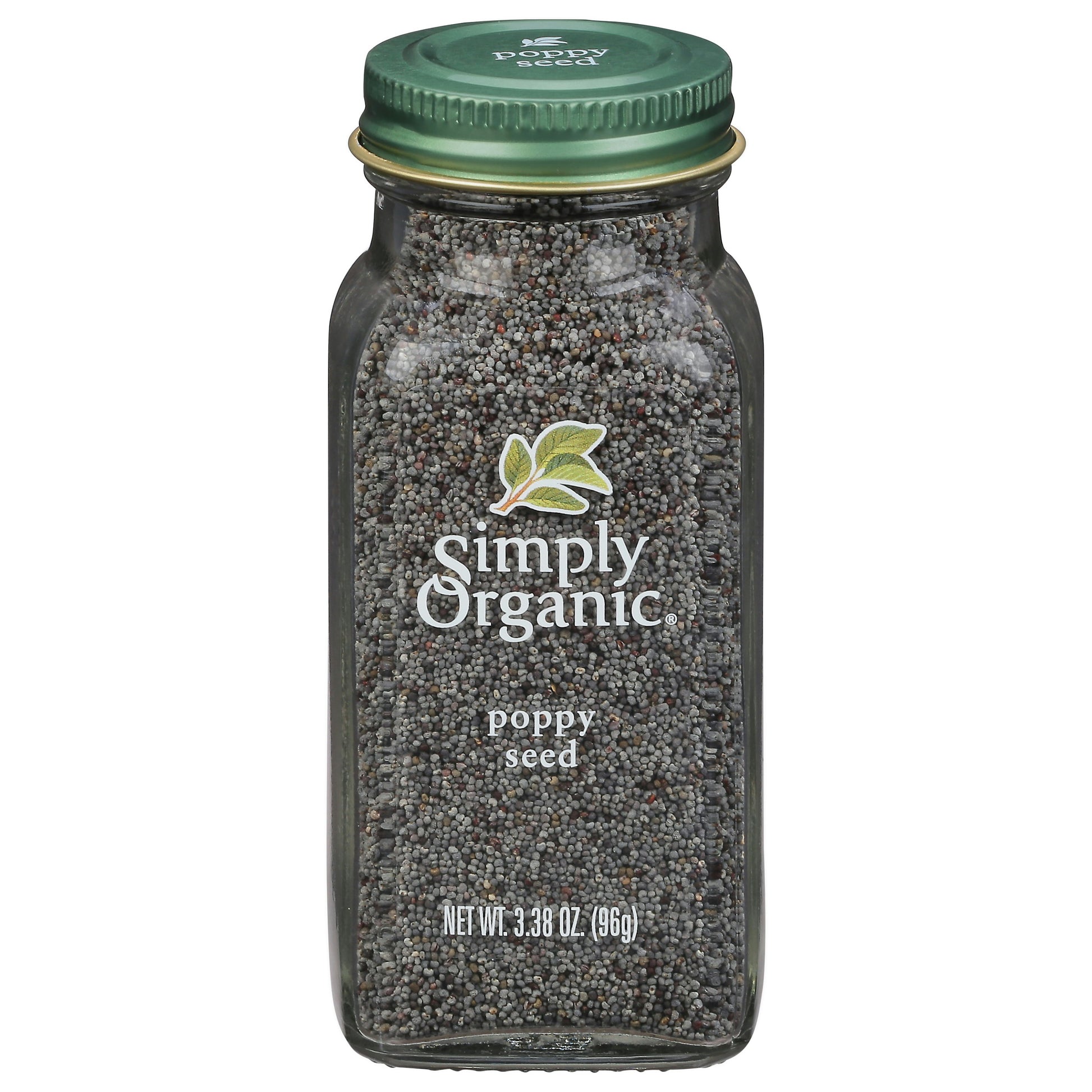 Simply Organic Poppy Seed Whole 3.38 Oz Pack of 6