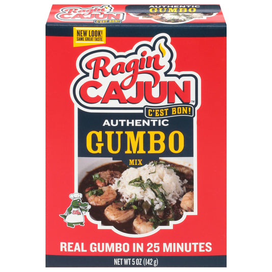 Ragin Cajun Gumbo Authentic 5 Oz Pack of 6