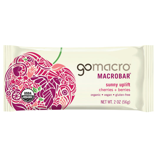 Gomacro Bar Cherry & Berries 2 oz (Pack of 12)