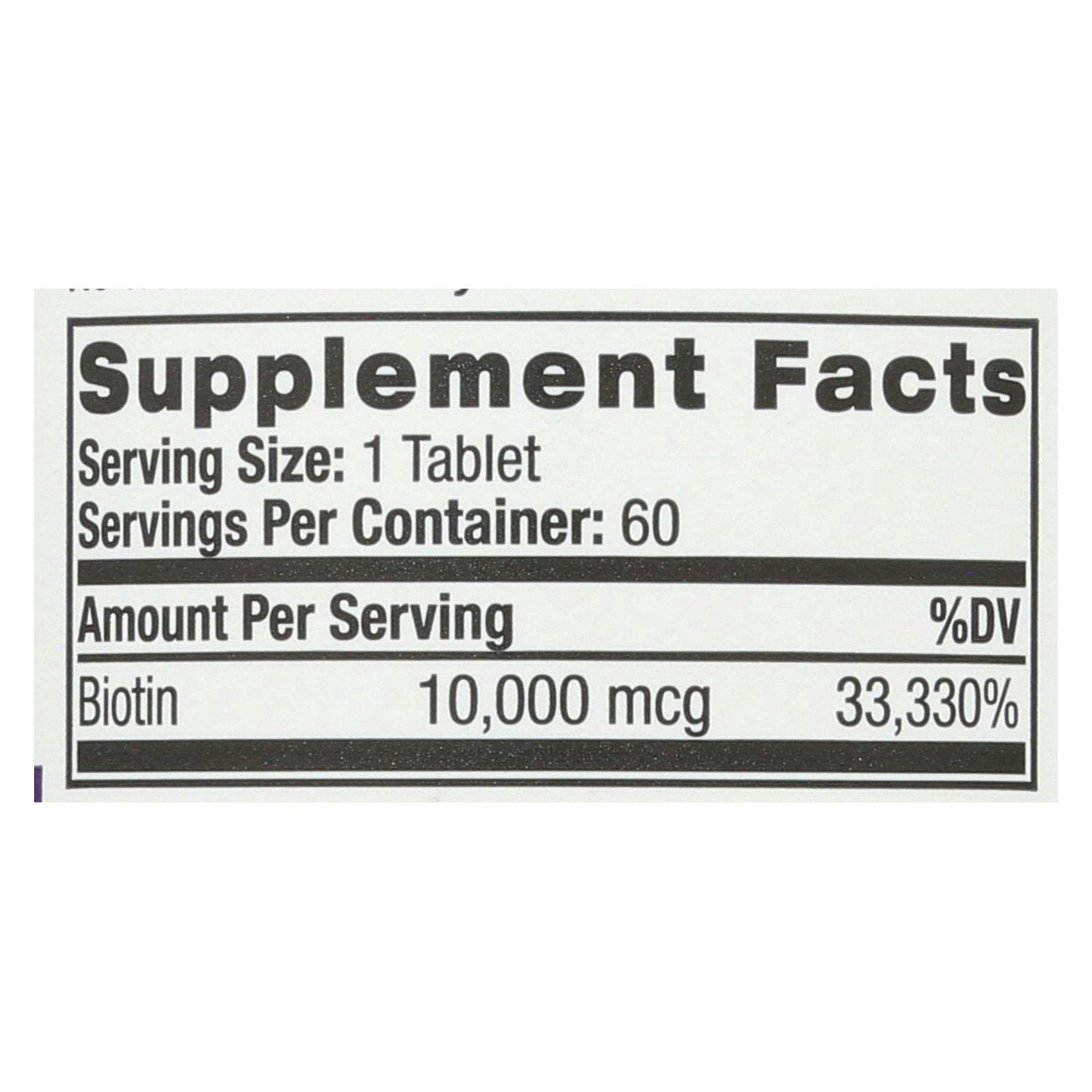 Natrol Biotin - Fast Dissolve - Strawberry - 10000 mcg - 60 Tablets (Pack of 3)