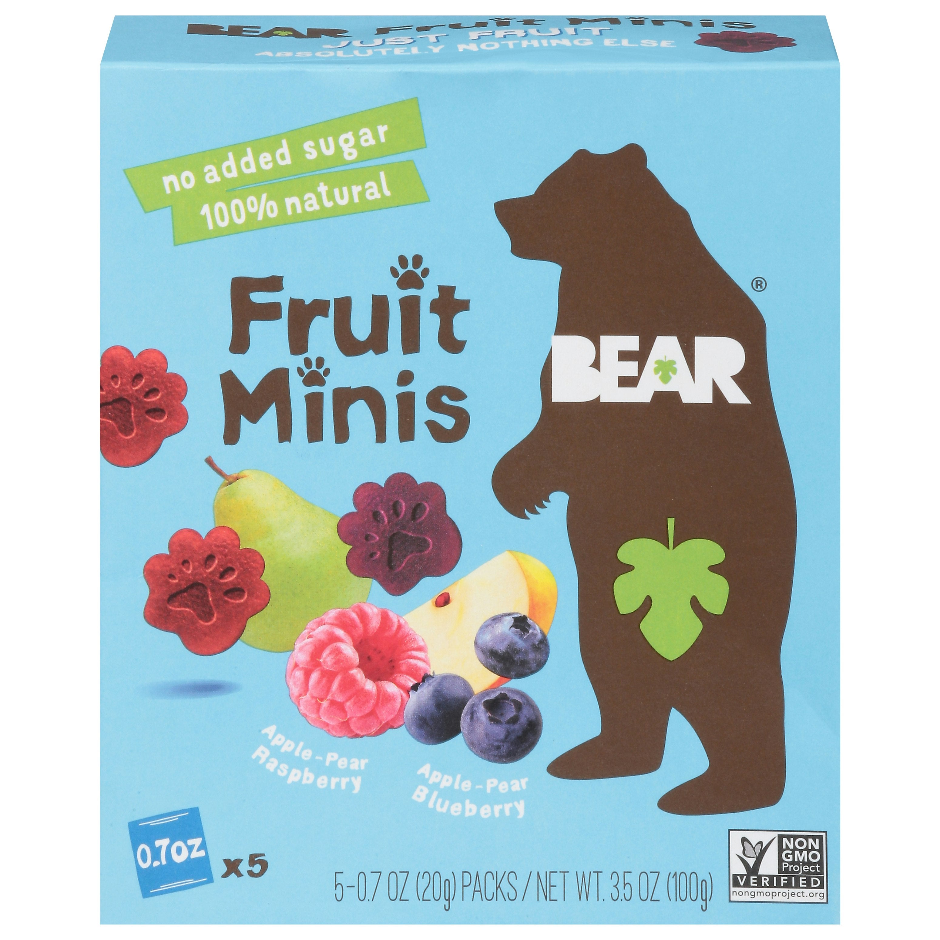 Bear Yoyo Fruit Mini Raspbry Bluberry