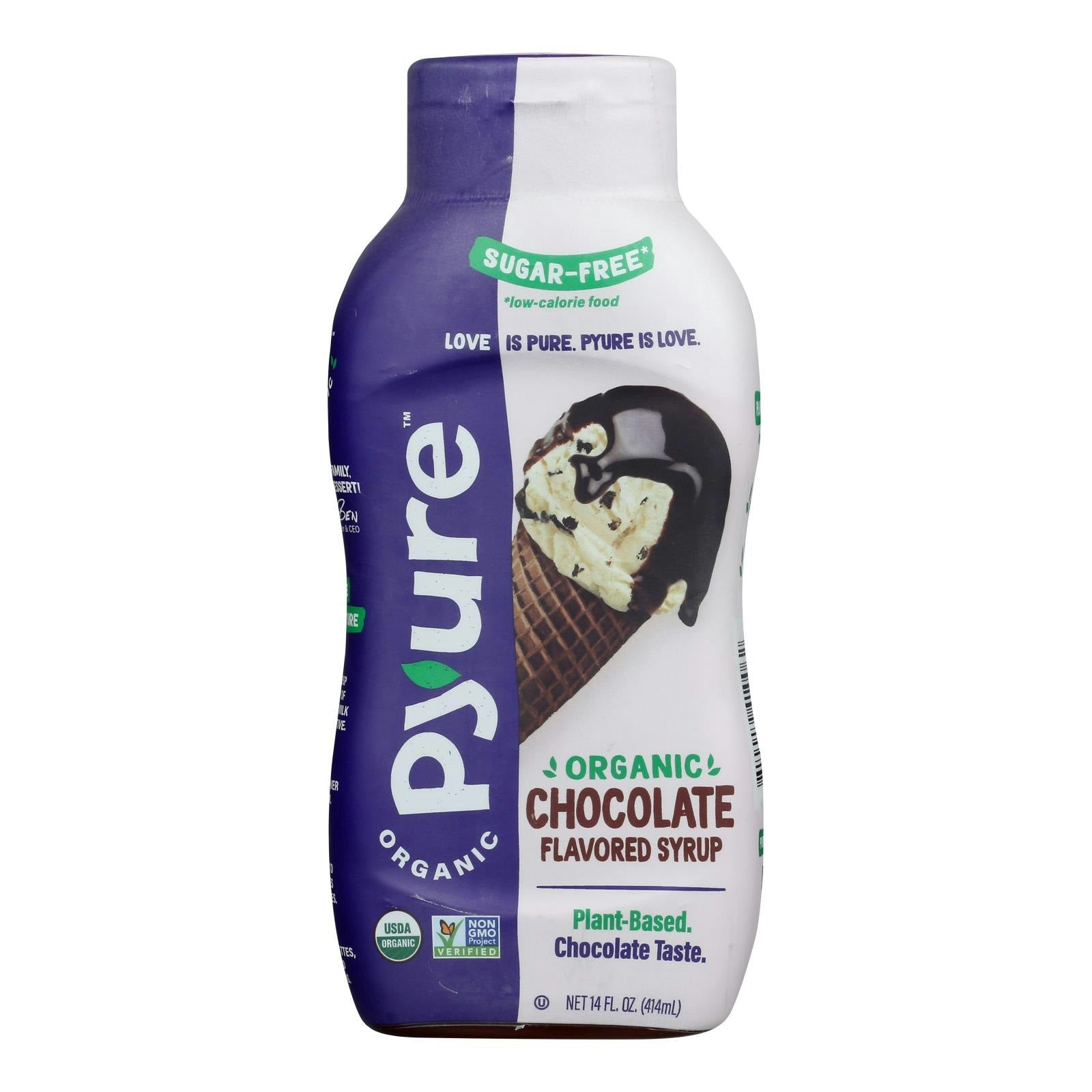 Pyure Syrup Chocolate Flavor Sugar Free