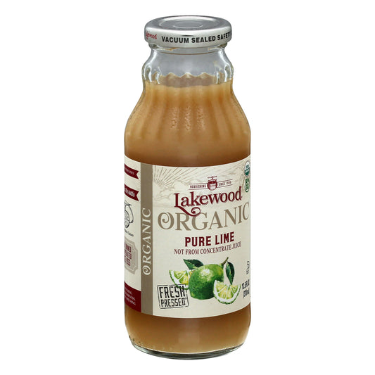 Lakewood Juice Lime Pure Organic 12.5 FO (Pack of 12)