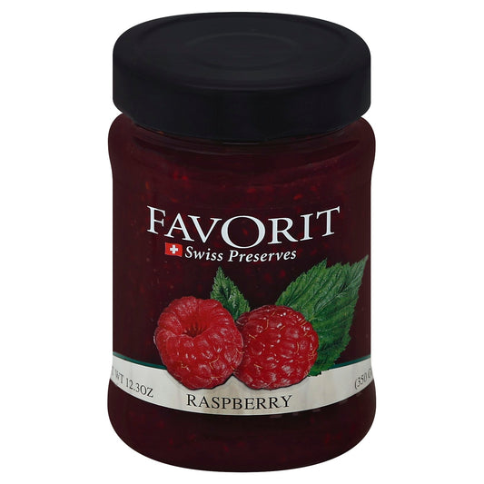 Favorit Preserve Raspberry 12.3 Oz (Pack Of 6)