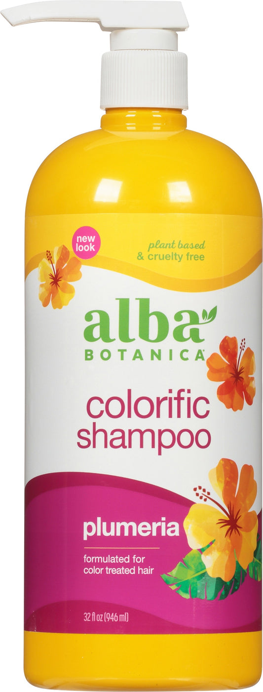 Alba Botanica Shampoo Color Plumeria 32 Oz