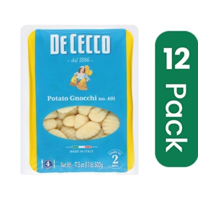 De Cecco Pasta Gnocchi Potato 17.5 oz (Pack Of 12)