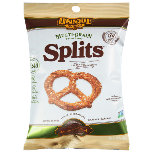 Unique Pretzels MultiGrain 2.11 Oz (Pack Of 24)