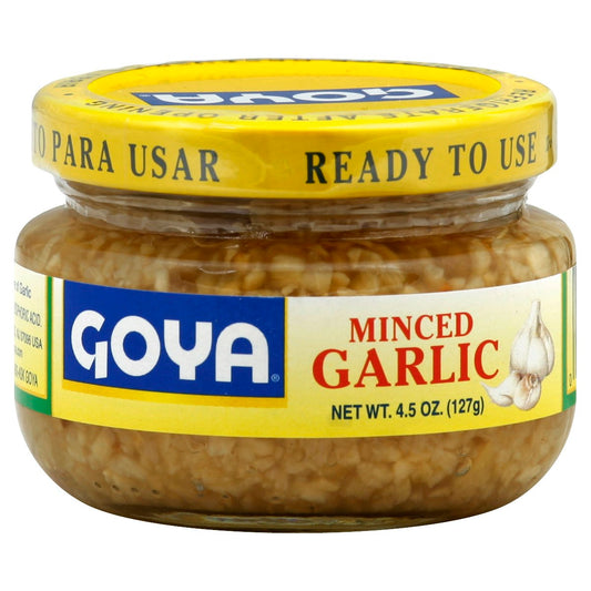 Goya Garlic Minced 4.5 Oz Pack of 12