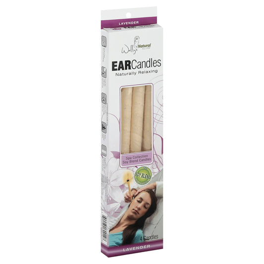 Wally Ear Candle Soy Lavander 4 Pc (Pack of 5)