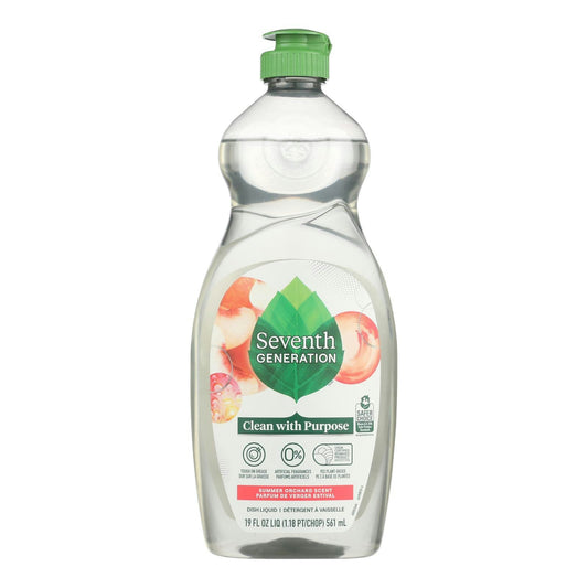 Seventh Generation - Dish Liquid Summer Orchard 19 fl oz (Pack of 6)