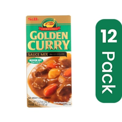 S&B - Sauce Mix Golden Cry Medium Hot 3.2 oz (Pack of 12)