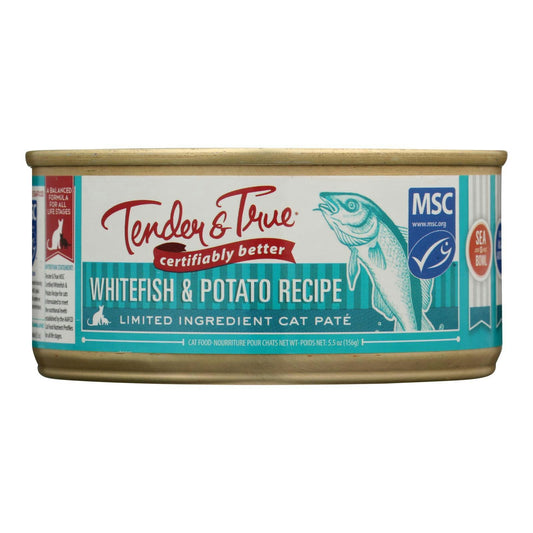 Tender & True Cat Food Ocean Whitefish And Potato 5.5 oz (Pack of 24)