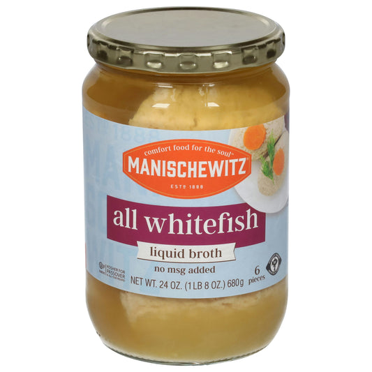 Manischewitz Whitefish 24 Oz Pack of 6