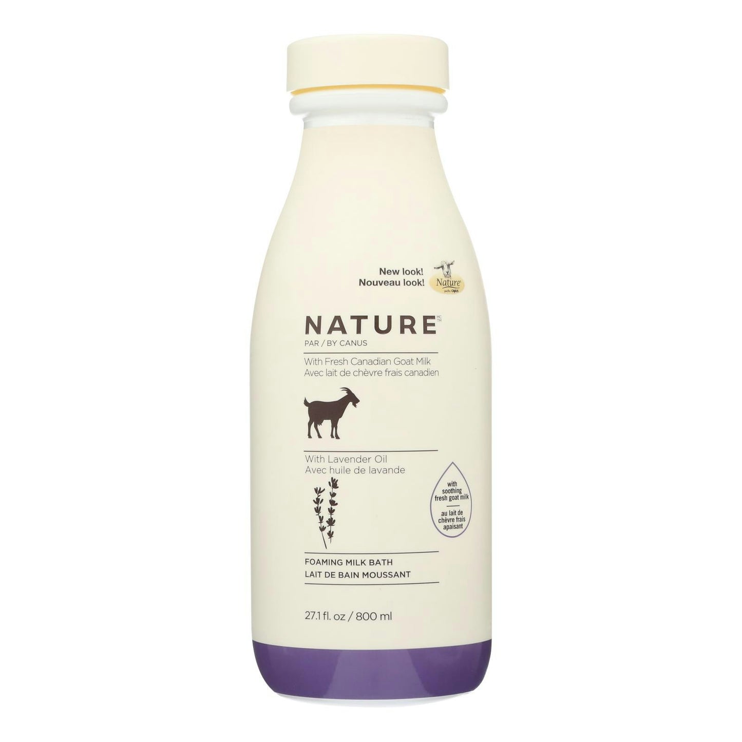 Nature By Canus - Goats Milk Bath Foam Lvndr - 27.1 fl. oz (Pack of 3)