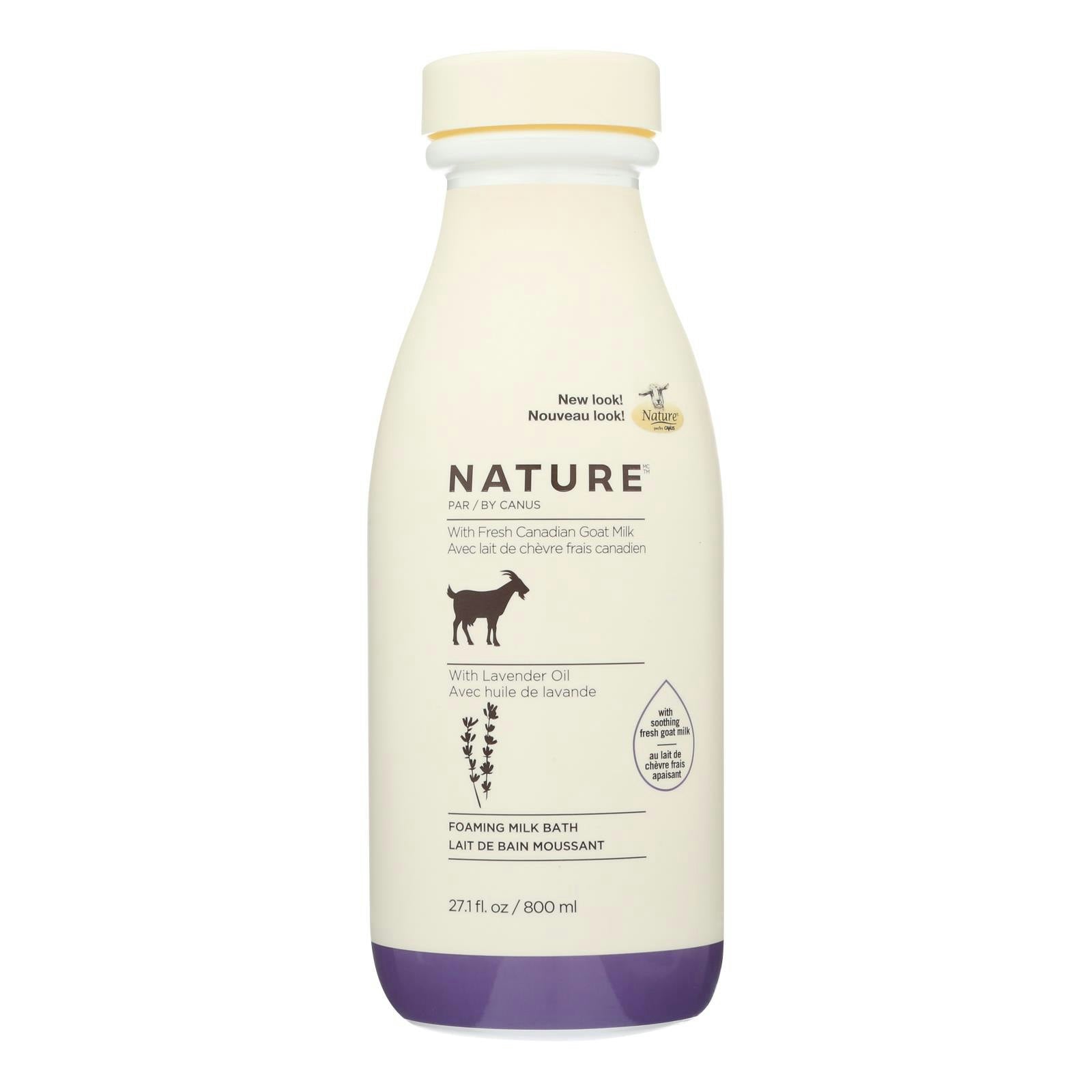 Nature By Canus - Goats Milk Bath Foam Lvndr - 27.1 fl. oz (Pack of 3)
