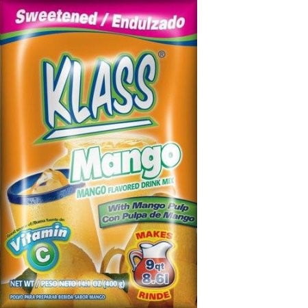 KLASS (Pack Of 24) Klass Beverage Mix Mango Sweetened 14.1 Oz
