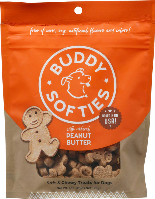 Buddy Biscuits Dog Biscuit Soft And Chewy Peanut 6 Oz Pack of 12