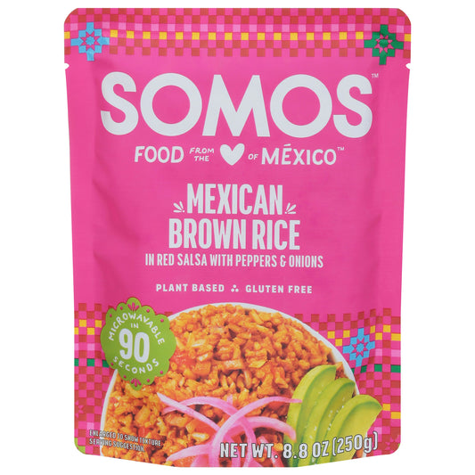 Somos Rice Brown Mexican 8.8 oz (Pack of 6)