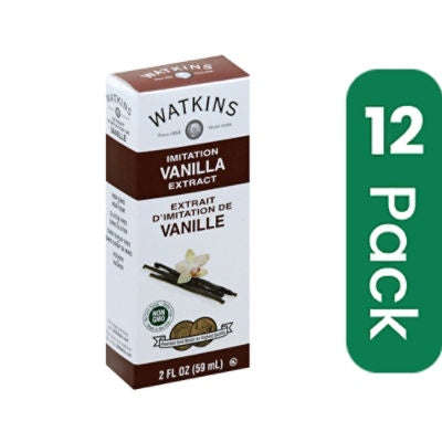 Watkins Vanilla Extract Imitation 2 FO (Pack of 12)