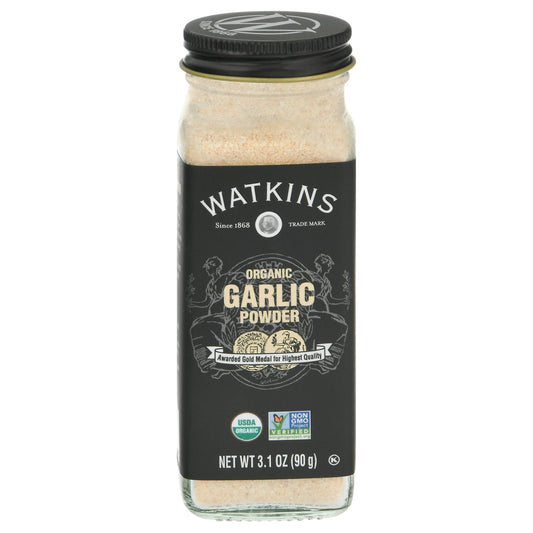 Watkins Seasoning Garlic Powder Organic 3.1 oz (Pack of 3)