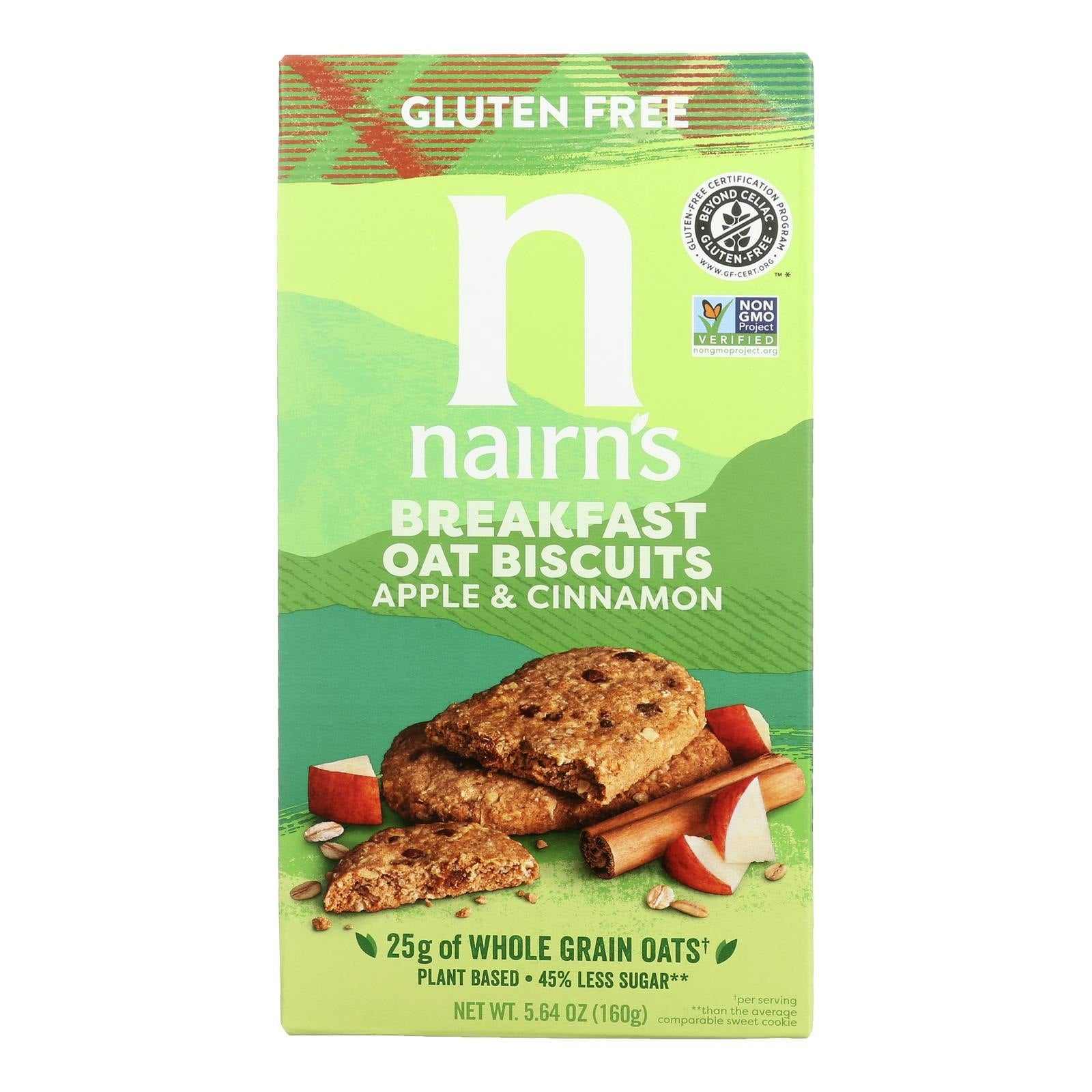 Nairn's - Biscuits Apple & Cinnamon 5.64 oz (Pack of 6)