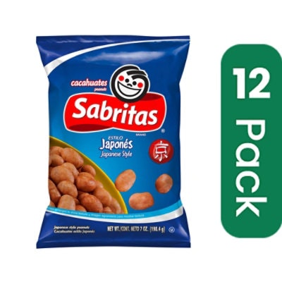 Gamesa Sabritas Peanut Japanese 7 Oz (Pack of 12)