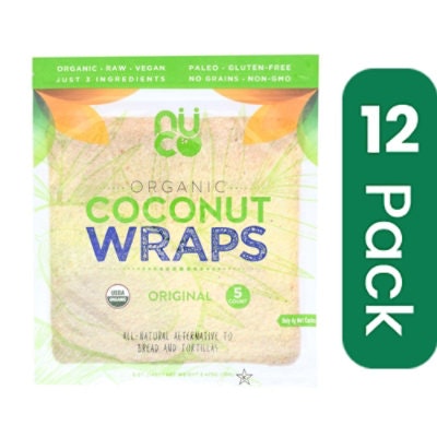 Nuco Original Organic Coconut Wraps 2.47 oz (Pack of 12)