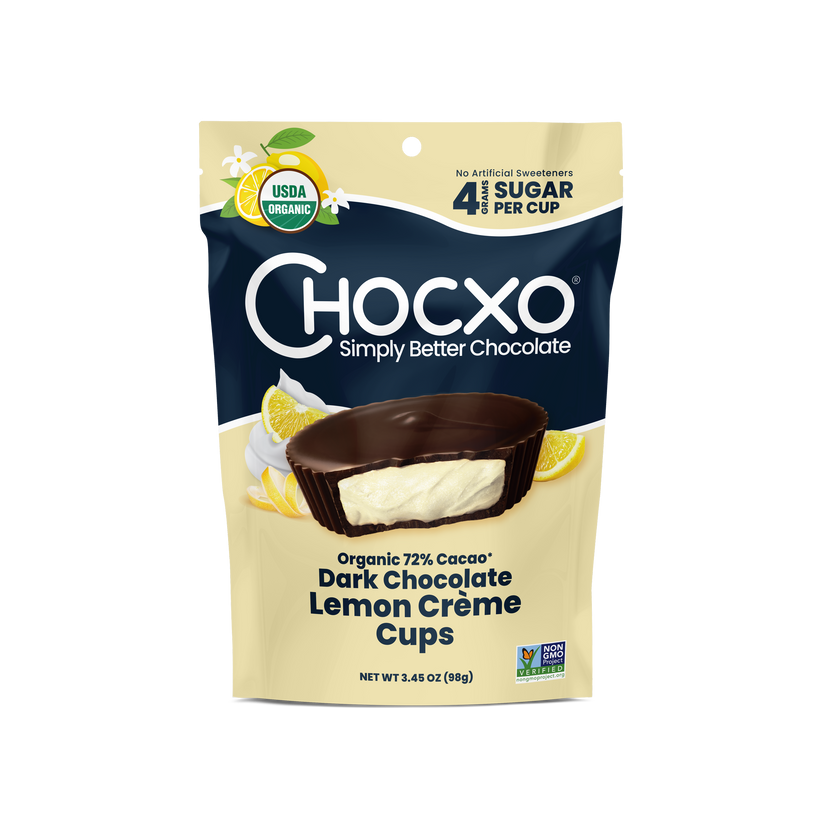 Chocxo Chocolate Cup Dark Lemon Creme