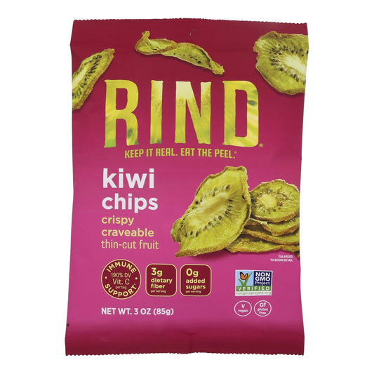 Rind Snacks - Fruit Chips Kiwi 3 oz (Pack of 12)