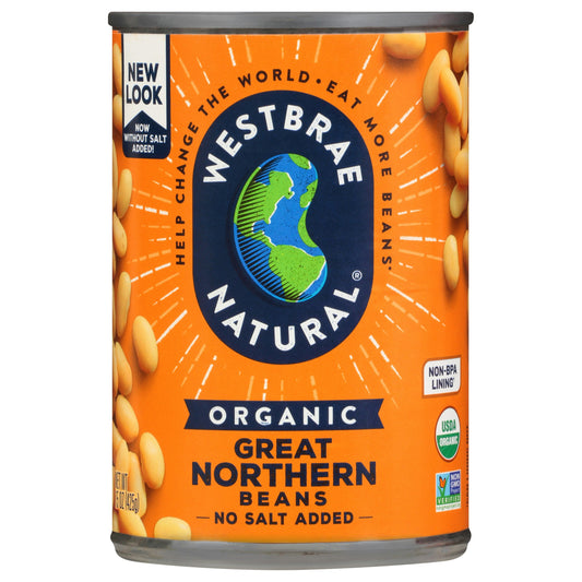 Westbrae Bean Great Northern Organic 15 Oz (Pack of 12)