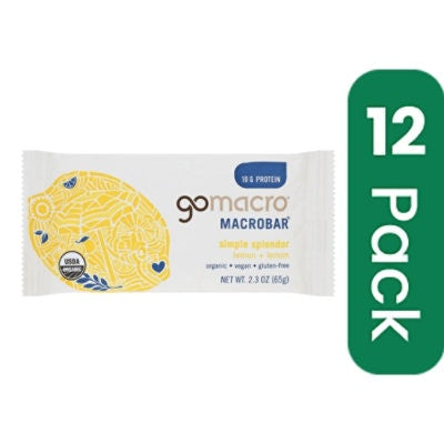 Gomacro - Bars Lemon Protein 2.3 oz (Pack of 12)
